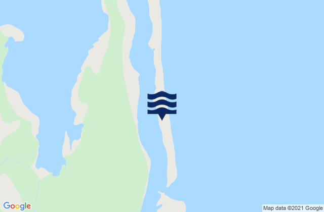 Mapa de mareas Kyakrvo Anchorage, Russia