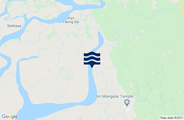 Mapa de mareas Kyaunkpyu District, Myanmar