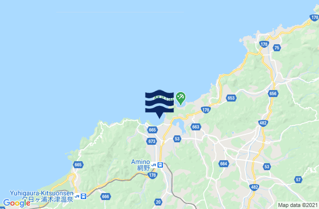 Mapa de mareas Kyōtango-shi, Japan