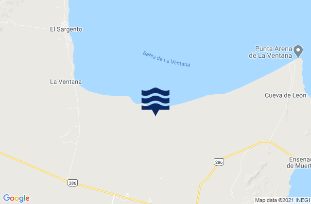Mapa de mareas La Bocana, Mexico
