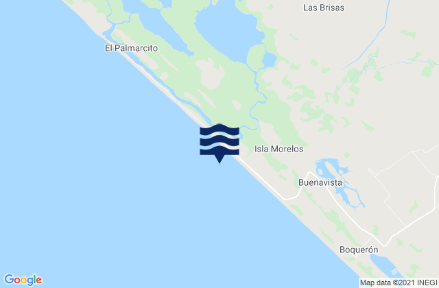 Mapa de mareas La Esperanza (El Zapotal), Mexico