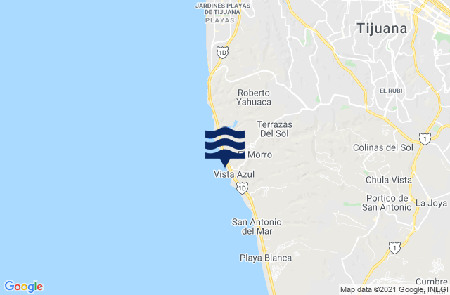 Mapa de mareas La Esperanza [Granjas Familiares], Mexico