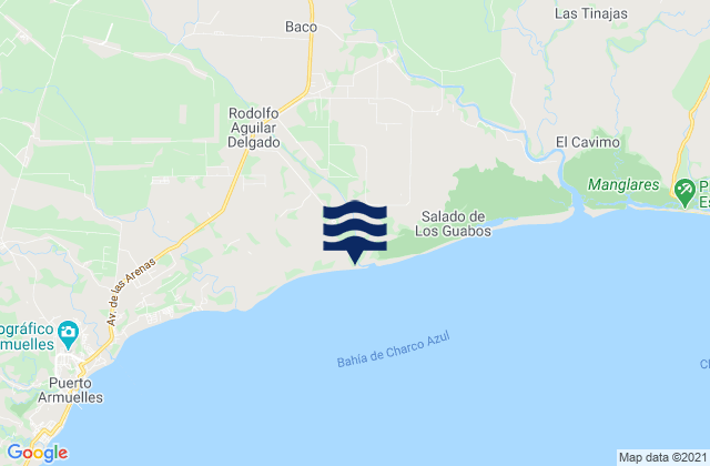 Mapa de mareas La Esperanza, Panama