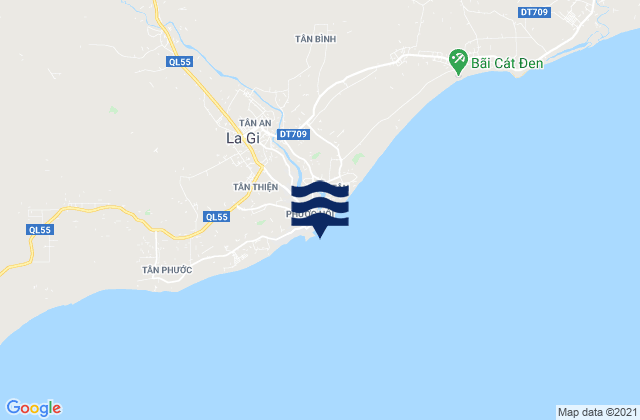 Mapa de mareas La Gi, Vietnam