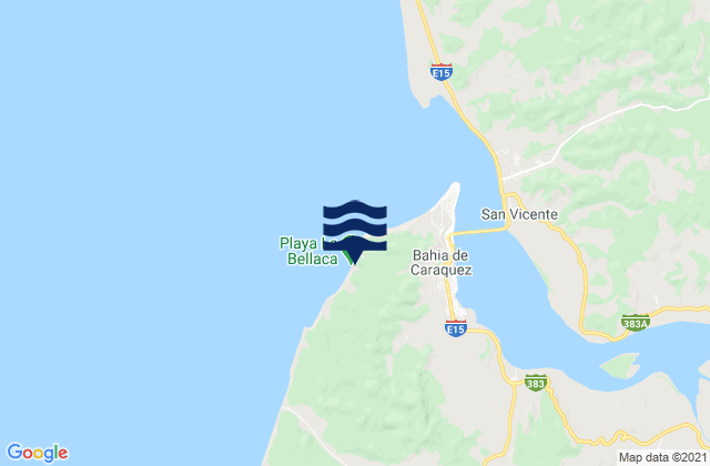 Mapa de mareas La Punta - La Bellaca, Ecuador