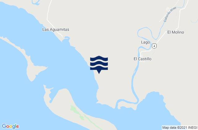 Mapa de mareas La Ventana, Mexico