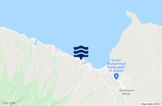 Mapa de mareas Labuhanbadas, Indonesia