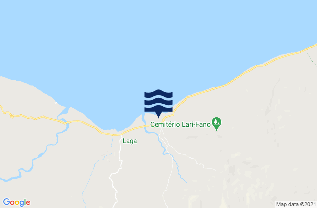 Mapa de mareas Laga, Timor Leste