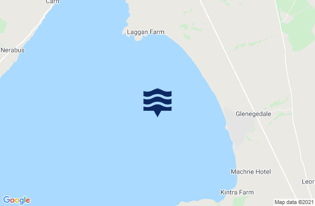 Mapa de mareas Laggan Bay, United Kingdom