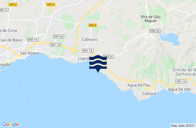 Mapa de mareas Lagoa, Portugal