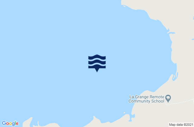 Mapa de mareas Lagrange Bay, Australia