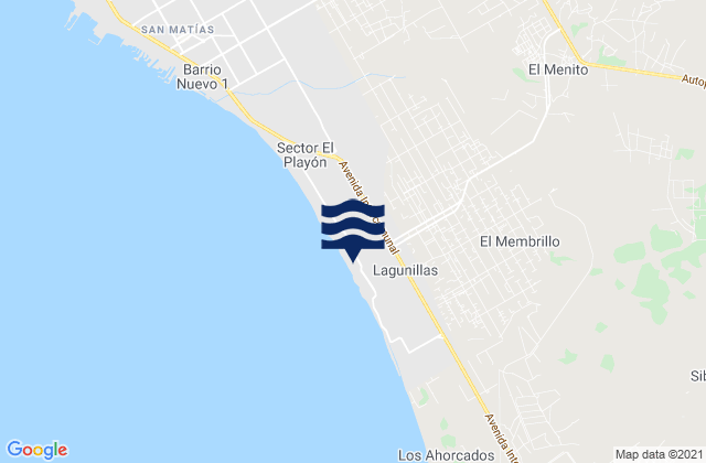 Mapa de mareas Lagunillas, Venezuela