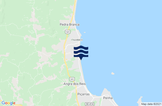 Mapa de mareas Laje do Jacques, Brazil