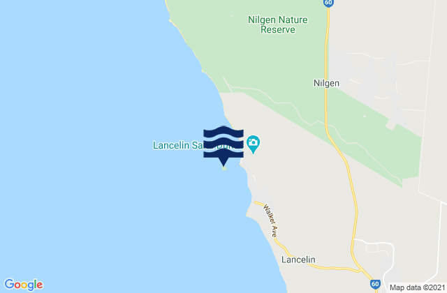 Mapa de mareas Lancelin Island, Australia