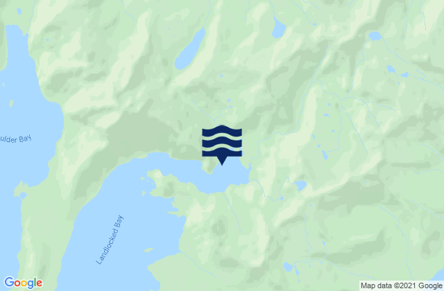 Mapa de mareas Landlocked Bay (Port Fidalgo), United States