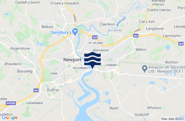 Mapa de mareas Langstone, United Kingdom
