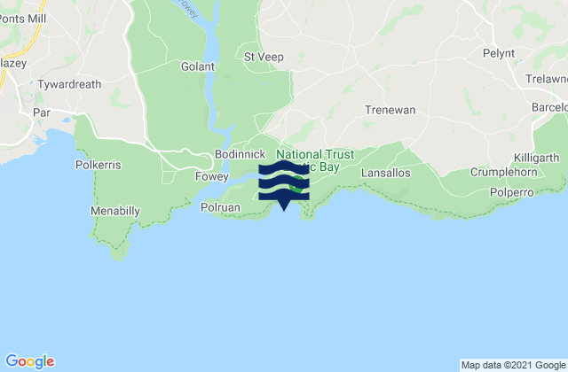 Mapa de mareas Lantic Bay, United Kingdom