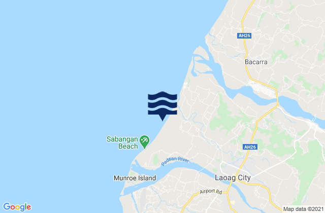 Mapa de mareas Laoag City, Philippines