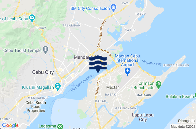 Mapa de mareas Lapu-Lapu City, Philippines