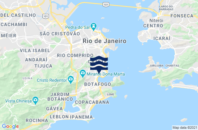 Mapa de mareas Laranjeiras, Brazil