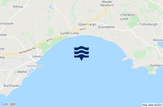 Mapa de mareas Largo Bay, United Kingdom