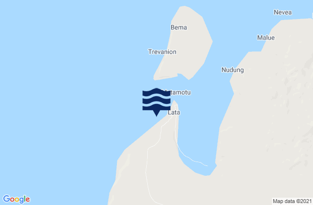 Mapa de mareas Lata, Solomon Islands