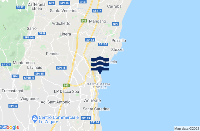 Mapa de mareas Lavinaio-Monterosso, Italy