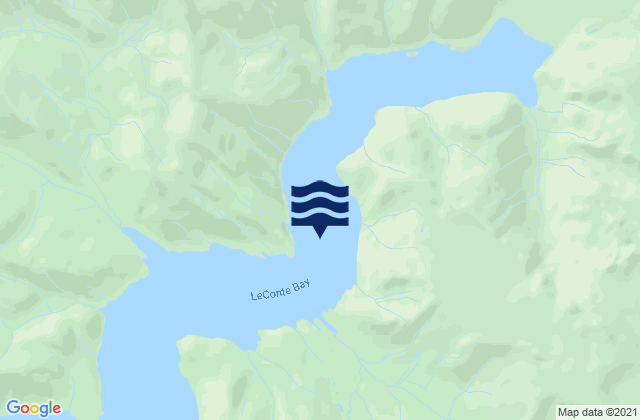 Mapa de mareas Le Conte Bay, United States