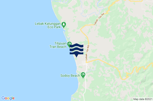 Mapa de mareas Lebak, Philippines
