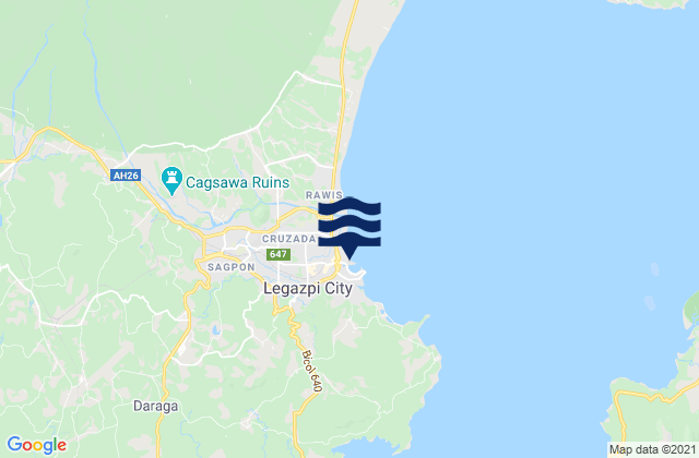 Mapa de mareas Legazpi City, Philippines
