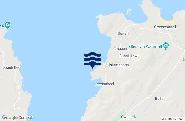 Mapa de mareas Lenan Head, Ireland