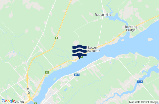 Mapa de mareas Leroy Bay, Canada