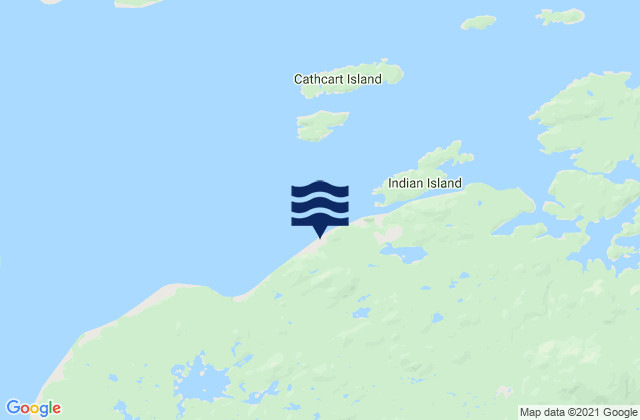 Mapa de mareas Leroy Bay, Canada