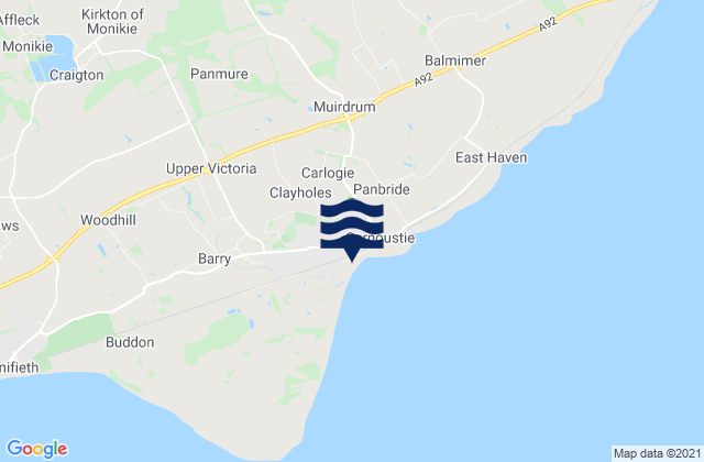 Mapa de mareas Letham, United Kingdom