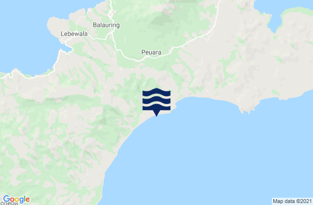 Mapa de mareas Leubatang, Indonesia