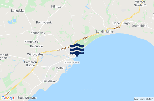 Mapa de mareas Leven Beach, United Kingdom