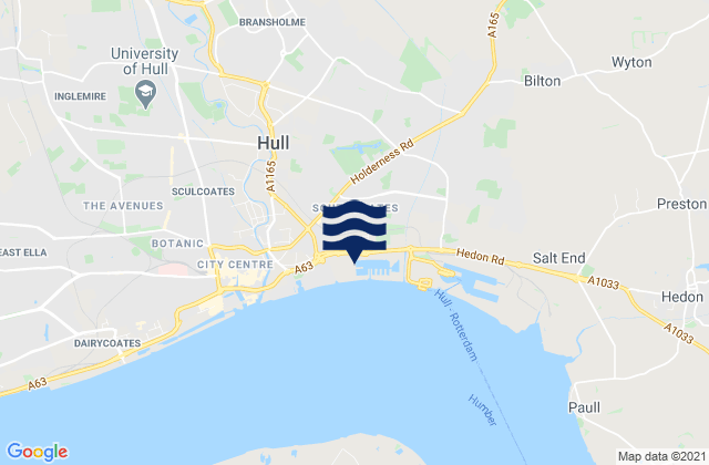Mapa de mareas Leven, United Kingdom