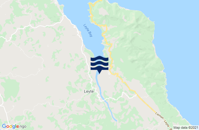 Mapa de mareas Leyte, Philippines