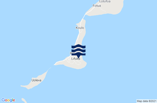 Mapa de mareas Lifuka Island, Tonga