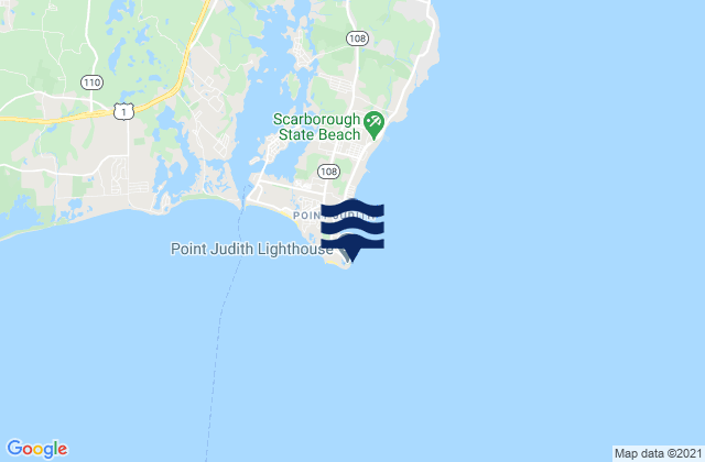 Mapa de mareas Lighthouse (Point Judith), United States