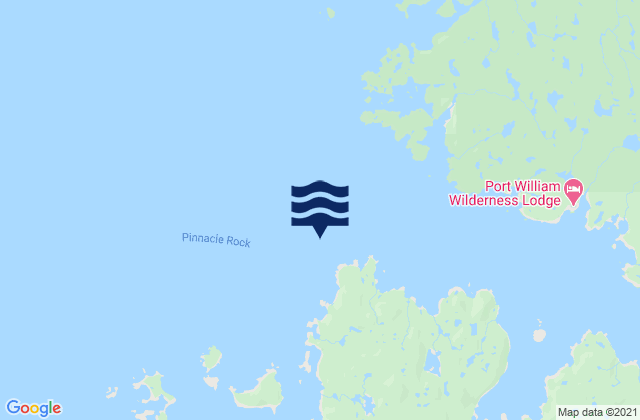Mapa de mareas Lighthouse Point Shuyak Island, United States