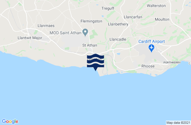 Mapa de mareas Limpert Bay Beach, United Kingdom