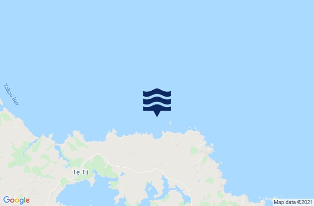 Mapa de mareas Lion Rock, New Zealand