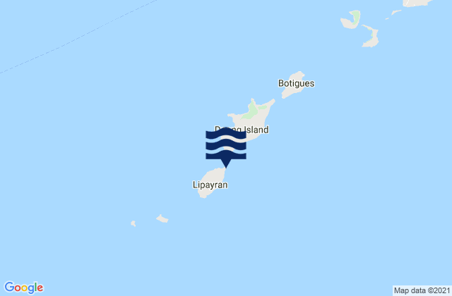 Mapa de mareas Lipayran, Philippines