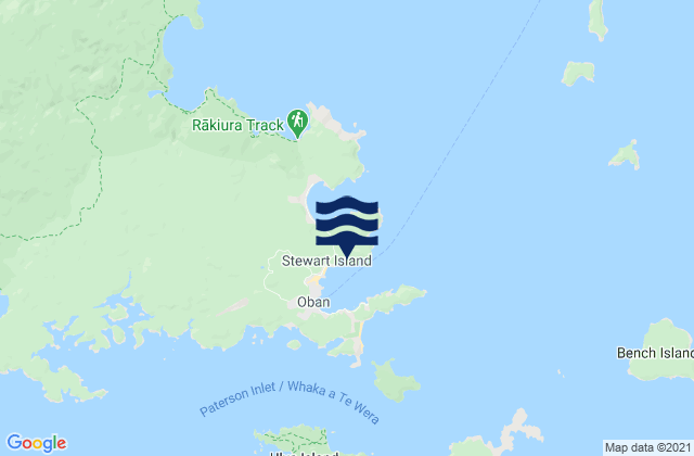 Mapa de mareas Little Bay, New Zealand