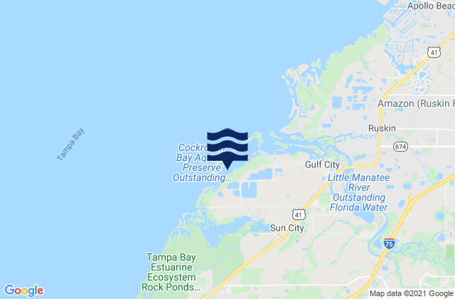 Mapa de mareas Little Cockroach Bay, United States