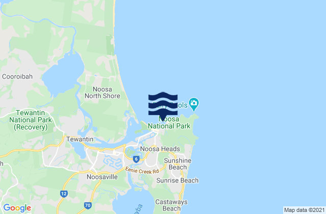 Mapa de mareas Little Cove, Australia