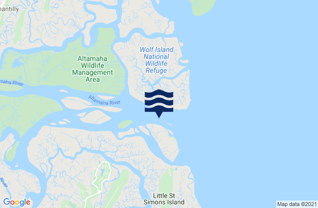 Mapa de mareas Little Egg Island northwest of, United States