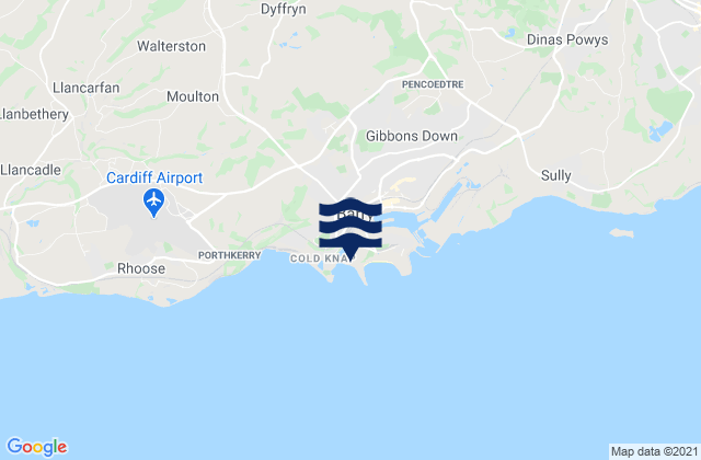 Mapa de mareas Little Island Beach, United Kingdom