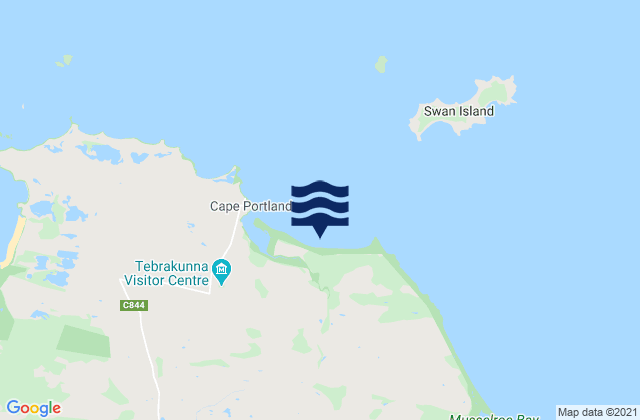Mapa de mareas Little Musselroe Bay, Australia